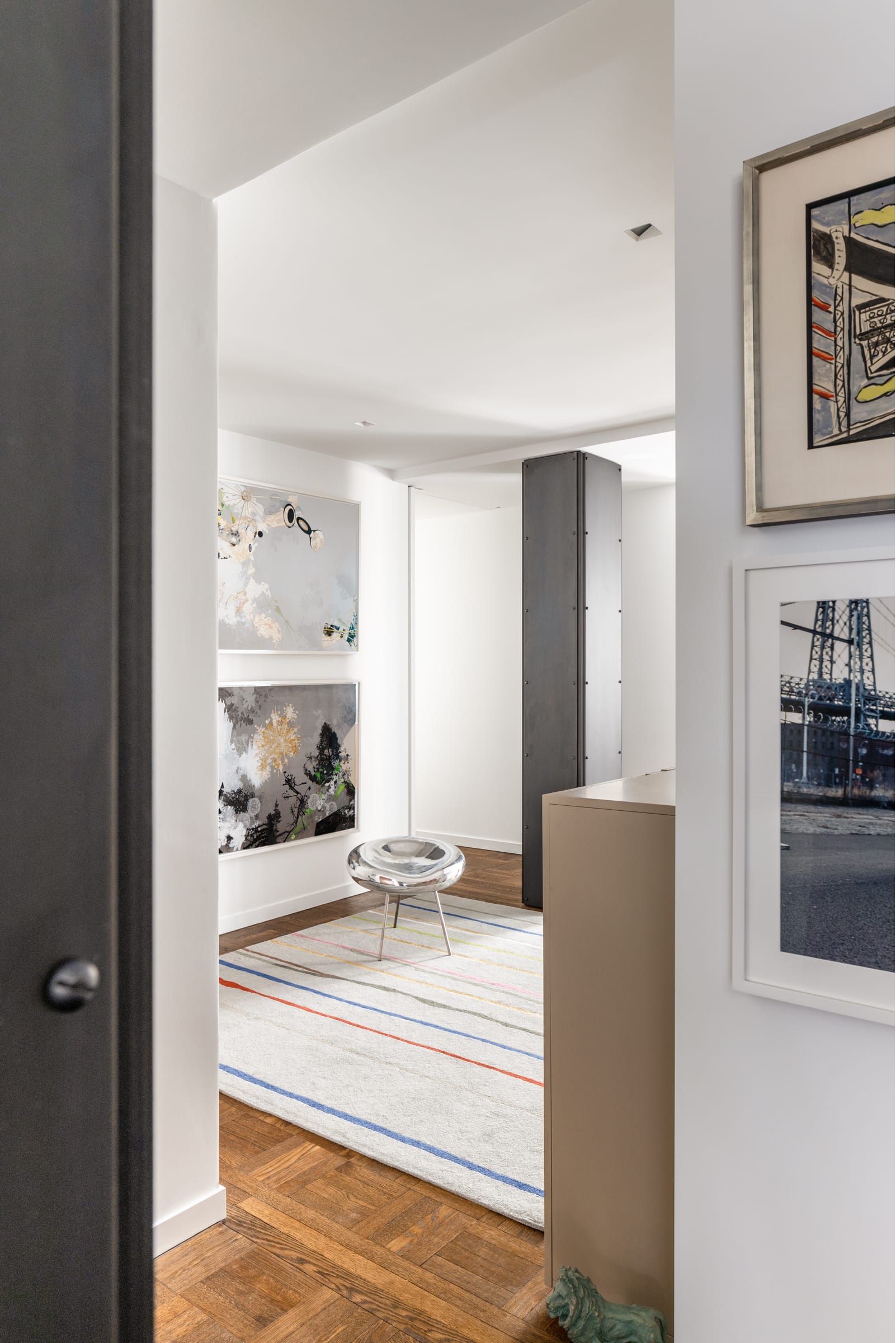 entry door with rosewood panel