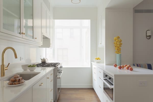 custom white kitchen cabinetry