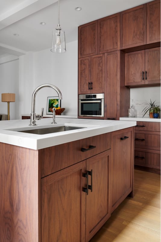 living room with a reclaimed wood ceiling